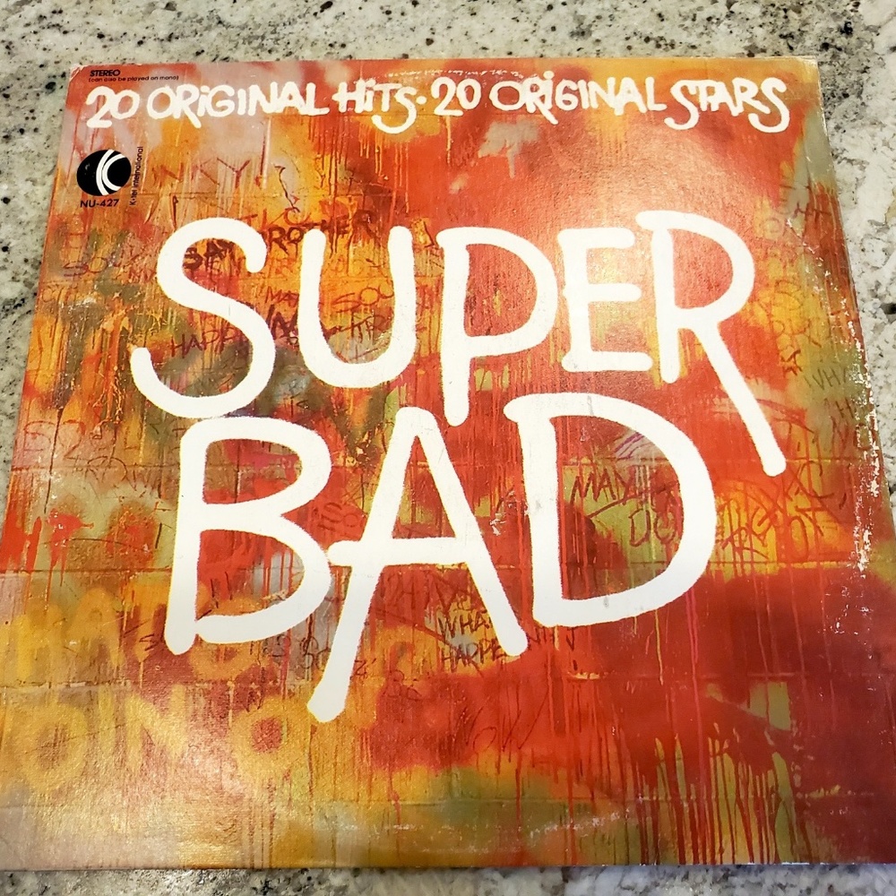 Super Bad 20 Original Hits LP K-Tel 1973 VG James Brown Joe Tex Isaac Hayes